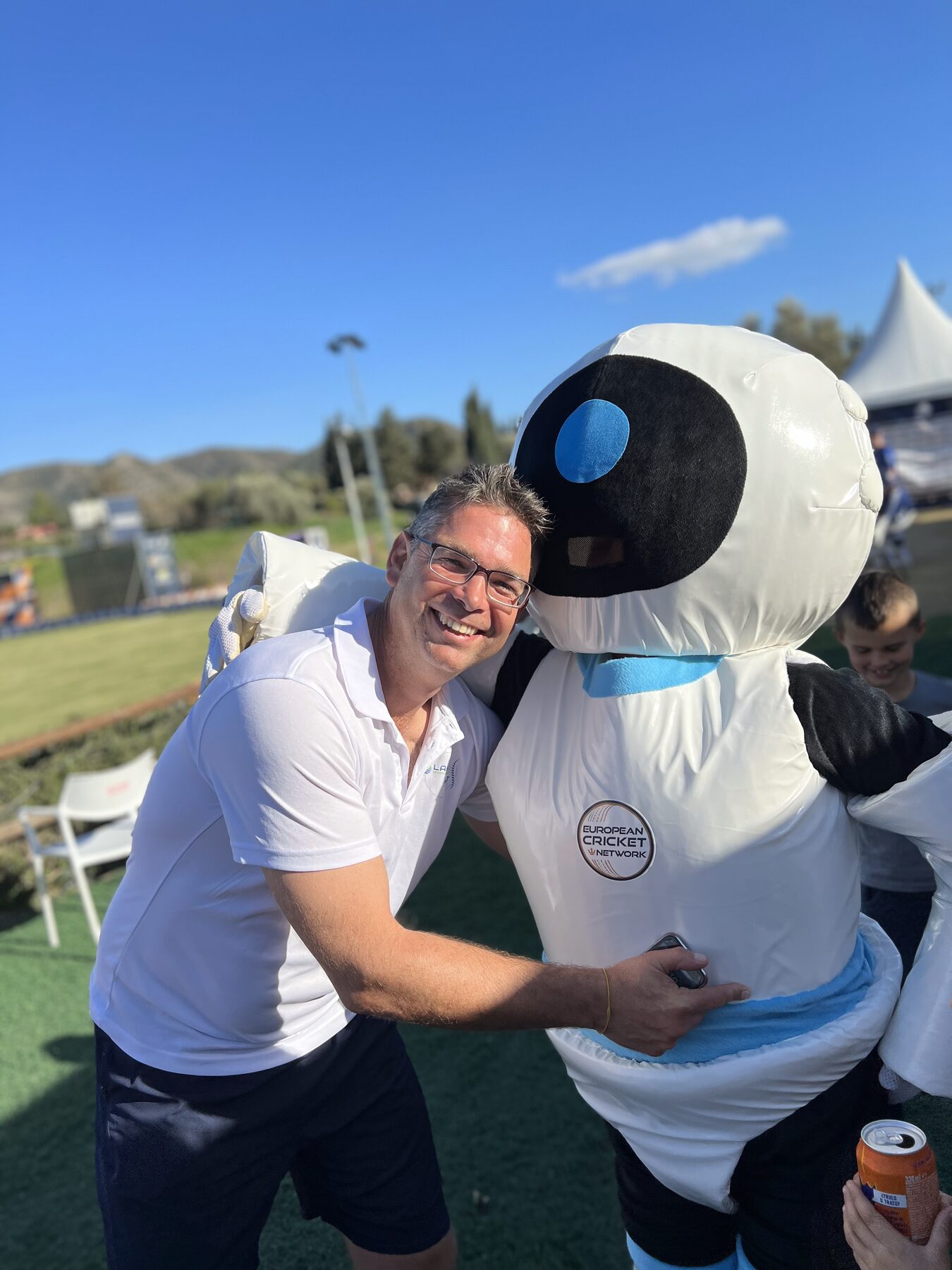 Richard at a sports event